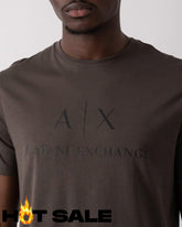 T-Shirt Men Olive Armani Exchange Camiseta
